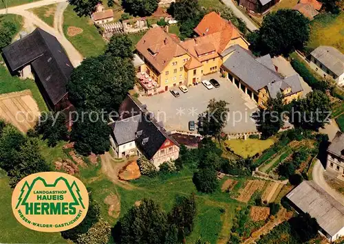 AK / Ansichtskarte Marktleugast Landgasthof Haueis Fliegeraufnahme Kat. Marktleugast