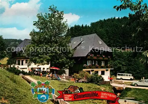 AK / Ansichtskarte Grafenhausen Schwarzwald Schwarzwaldgasthof Tannenmuehle Kat. Grafenhausen