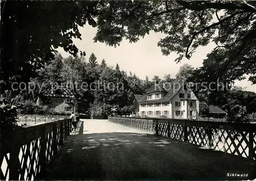 AK / Ansichtskarte Sihlwald Gasthof zum Forsthaus