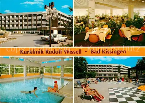 Bad Kissingen Kurklinik Rudolf Wissel Schwimmbad  Kat. Bad Kissingen