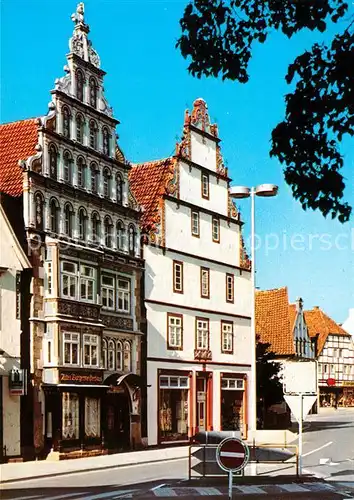 Bad Salzuflen Buergermeisterhaeuser am Markt Kat. Bad Salzuflen