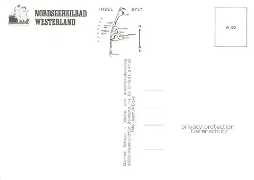 Westerland Sylt Fliegeraufnahme mit Strand Fussballfeld Kat. Westerland