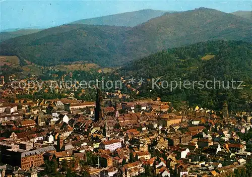 Freiburg Breisgau Fliegeraufnahme Kat. Freiburg im Breisgau