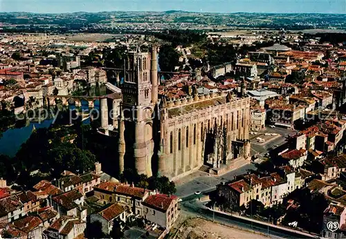 Albi Tarn Fliegeraufnahme Basilique Ste Cecile Kat. Albi