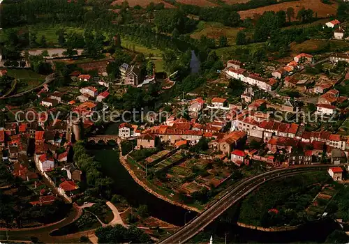 Parthenay Fliegeraufnahme  Kat. Parthenay