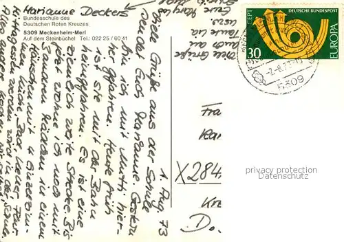 Merl Rheinbach Bundesschule DRK Kat. Meckenheim