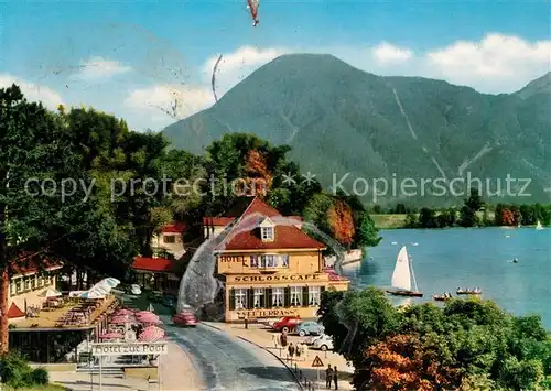 AK / Ansichtskarte Tegernsee Seehotel Alte Post Schlosscafe Wallberg Kat. Tegernsee