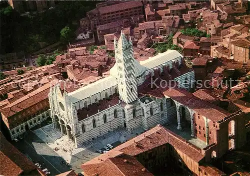 AK / Ansichtskarte Siena Fliegeraufnahme Duomo Kat. Siena