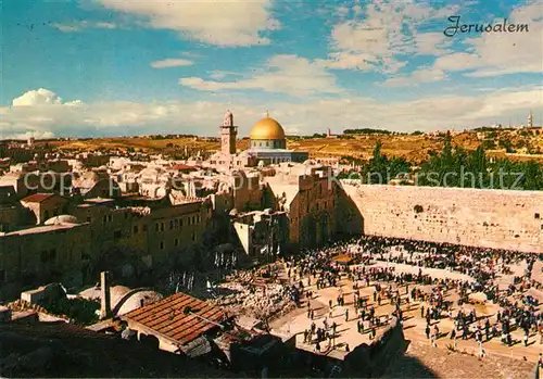 AK / Ansichtskarte Jerusalem Yerushalayim Tempel Area Kat. Israel