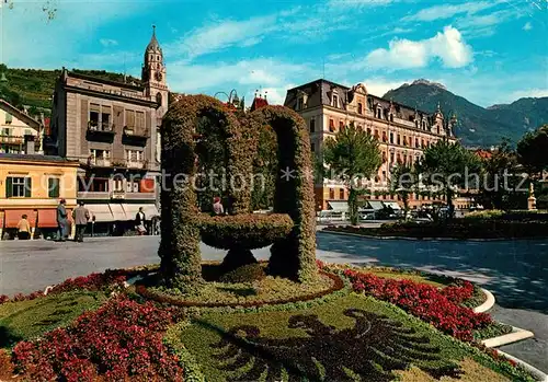 AK / Ansichtskarte Meran Merano Promenade Pfarrturm