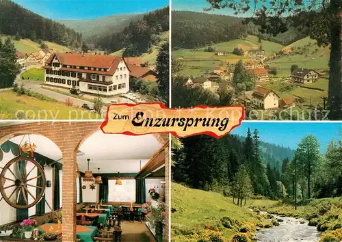 AK / Ansichtskarte Gompelscheuer Enzursprung Hotel Gasthaus Kat. Enzkloesterle
