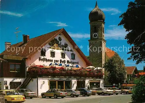 AK / Ansichtskarte Egling Wolfratshausen Gasthaus zur Post Kat. Egling