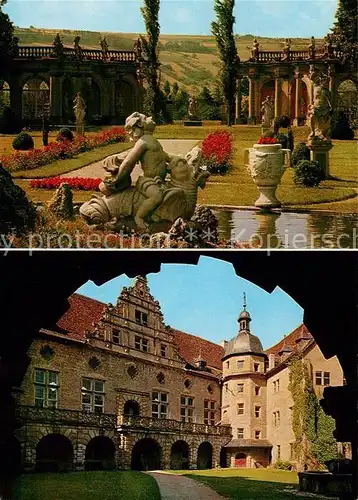 AK / Ansichtskarte Weikersheim Schloss Orangerie Schlosshof Kat. Weikersheim