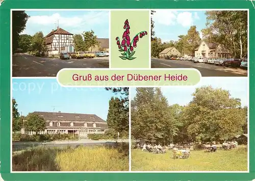 AK / Ansichtskarte Duebener Heide Heidegasthof Zum Wachtmeister HO Gaststaette Rotes Haus  Kat. Dueben