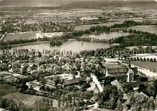 AK / Ansichtskarte Braunschweig Fliegeraufnahme Klostergut Zisterzienserkirche Teiche Kat. Braunschweig