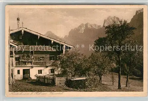 AK / Ansichtskarte Kufstein Tirol Hinterkaiser VI Hof im Kaisertal Kat. Kufstein