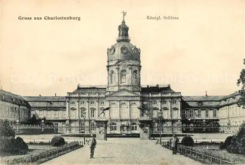 Charlottenburg Koenigliches Schloss Kat. Berlin
