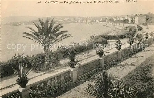 Cannes Alpes Maritimes Vue generale prise de la Pointe de la Croisette Cote d Azur Kat. Cannes