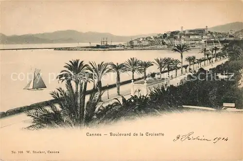 Cannes Alpes Maritimes Boulevard de la Croisette Cote d Azur Kat. Cannes