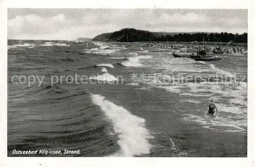 AK / Ansichtskarte Koelpinsee Usedom Strand Ostseebad Kat. Usedom