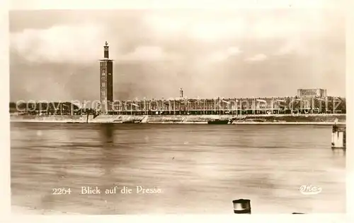 Koeln Rhein Blick auf die Pressa Kat. Koeln