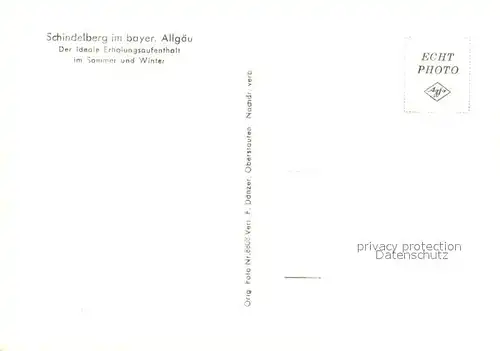 AK / Ansichtskarte Schindelberg  Kat. Oberstaufen