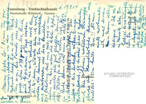 AK / Ansichtskarte Tanneberg Triebischtal Triebischtalbaude Kat. Triebischtal