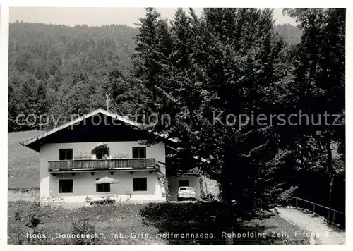 AK / Ansichtskarte Zell Ruhpolding Haus Sonneneck Kat. Ruhpolding