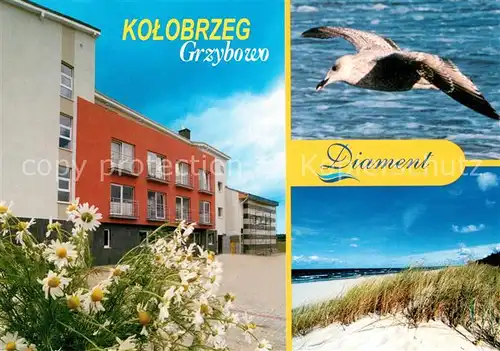 AK / Ansichtskarte Kolobrzeg Polen Hotel Diamant Moeve Strand Kat. Kolberg Pommern