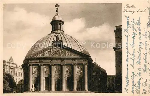 AK / Ansichtskarte Berlin Hedwigskirche Kat. Berlin