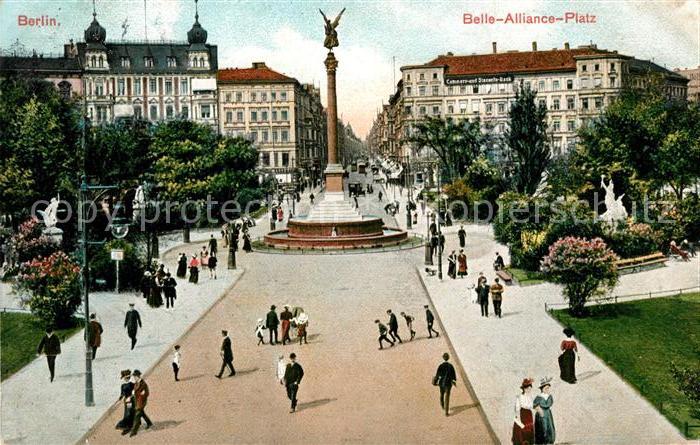 Ak Ansichtskarte Berlin Belle Alliance Platz Friedenssaeule Kat Berlin Nr Sa62958 Oldthing Ansichtskarten Berlin