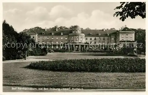 AK / Ansichtskarte Bad Hermannsborn Kurhaus Kat. Bad Driburg