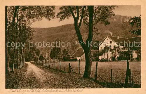 AK / Ansichtskarte Teutoburgerwald Oberfoersterei Heidental Kat. Detmold