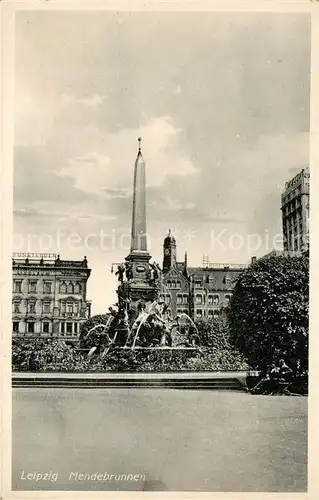 AK / Ansichtskarte Leipzig Mendebrunnen Kat. Leipzig