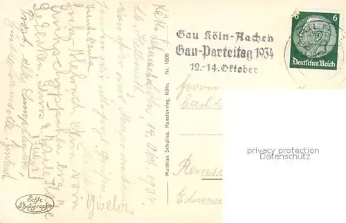 AK / Ansichtskarte Koeln Rhein Hauptpost Kat. Koeln