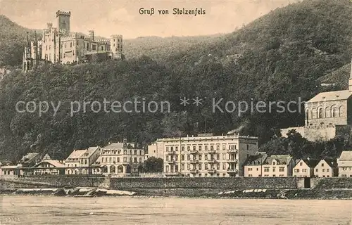 AK / Ansichtskarte Stolzenfels Burg Stolzenfels Rheinansicht Kat. Koblenz Rhein