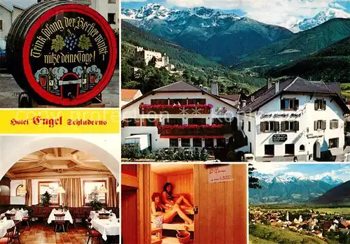 AK / Ansichtskarte Schluderns Suedtirol Hotel Engel Sauna Kat. Sluderno Vinschgau