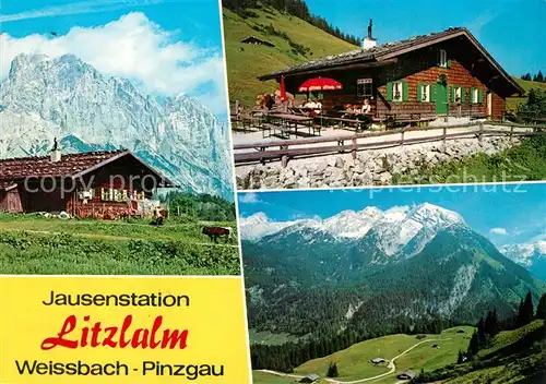 AK / Ansichtskarte Ramsau Berchtesgaden Jausenstation Litzlalm Kat. Ramsau b.Berchtesgaden