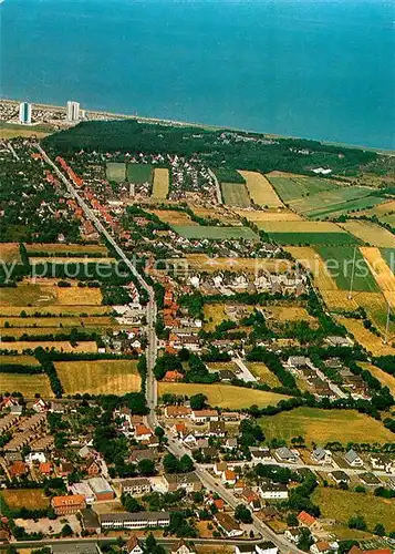 AK / Ansichtskarte Sahlenburg Fliegeraufnahme Nordheimstrasse Kat. Cuxhaven