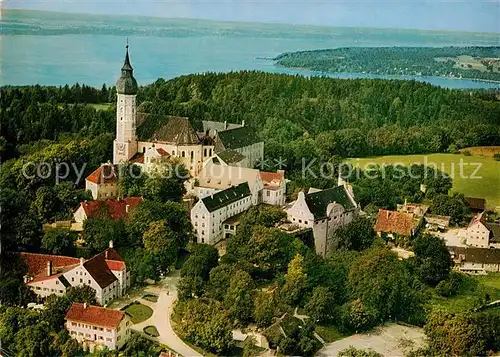 AK / Ansichtskarte Kloster Andechs Fliegeraufnahme Kat. Andechs