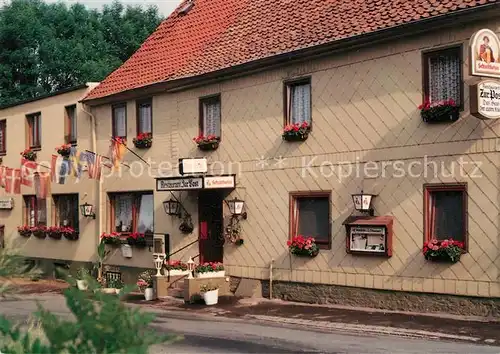 AK / Ansichtskarte Berklingen Hotel Restaurant Cafe Zur Post  Kat. Vahlberg