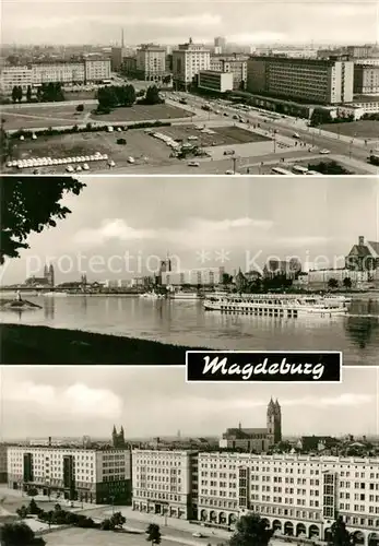 AK / Ansichtskarte Magdeburg Elbe Panorama Kat. Magdeburg