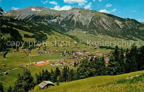 AK / Ansichtskarte Lenk Simmental Dorf Wistaetthorn Floesch Kat. Lenk Simmental