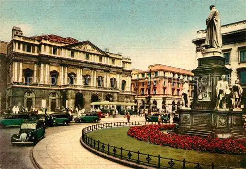 AK / Ansichtskarte Milano Piazza della Scalla Kat. Italien