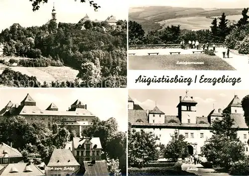 AK / Ansichtskarte Augustusburg Schloss Schlossterrassen  Kat. Augustusburg