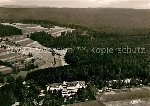 AK / Ansichtskarte Wildbad Schwarzwald Fliegeraufnahme Waldsanatorium Schoemberg Kat. Bad Wildbad