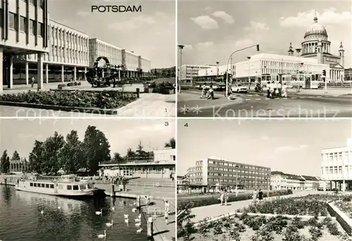 AK / Ansichtskarte Potsdam Friedrich Ebert Strasse Platz der Einheit Anlegestelle Weisse Flotte  Kat. Potsdam
