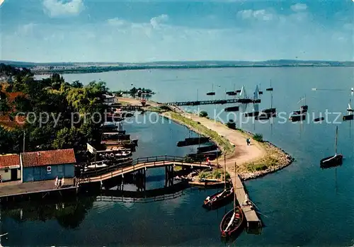 AK / Ansichtskarte Steinhude Meer Promenade Hafen