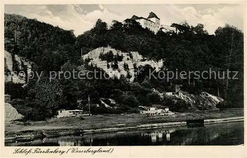 AK / Ansichtskarte Fuerstenberg Weser Schloss an der Weser Weserbergland Kat. Fuerstenberg