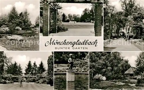 AK / Ansichtskarte Moenchengladbach Teilansichten Bunter Garten Kat. Moenchengladbach